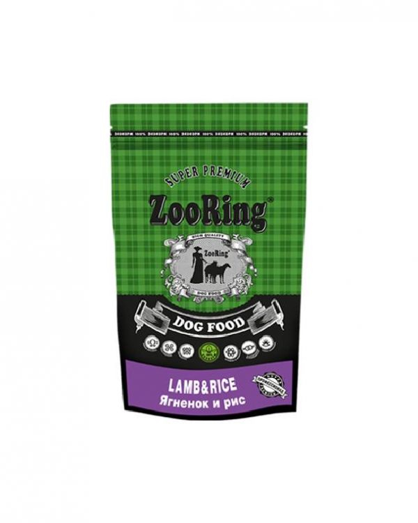 Корм ZooRing Lamb Rice антиаллергенная формула для собак